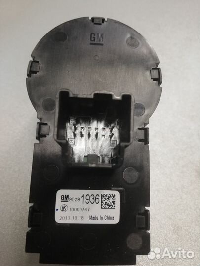 Выключатель головного света GM 95291936