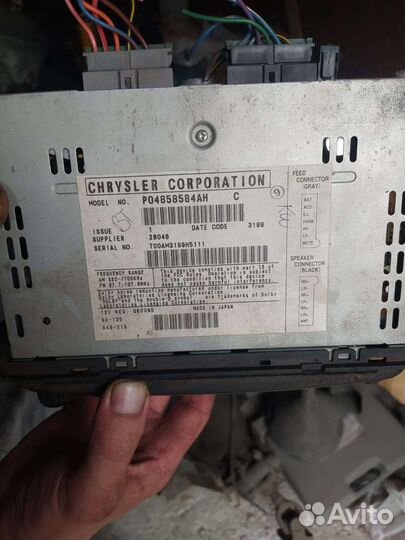 Магнитола dodge neon