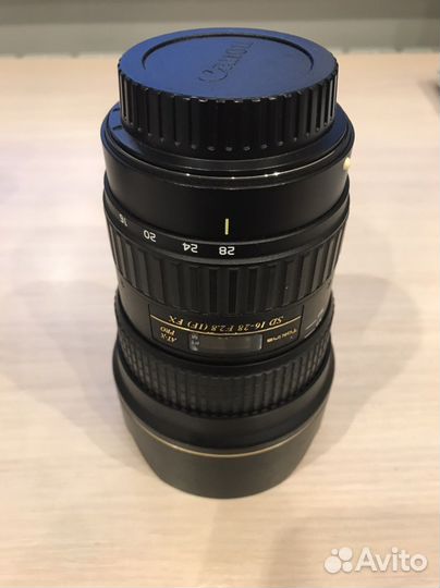 Объектив Tokina SD 16-28 2.8 на Canon