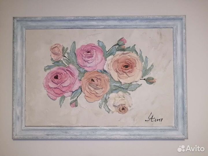 Авторская картина из лепнины