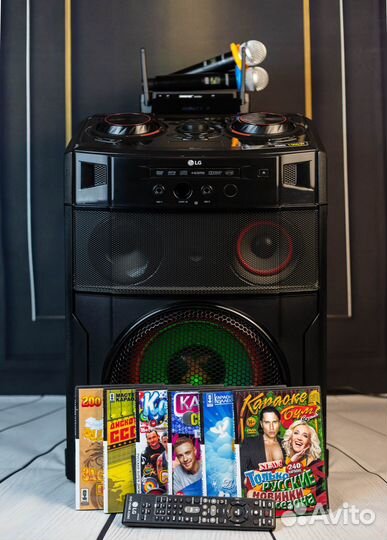 Аренда колонки караоке микрофонов пузырей