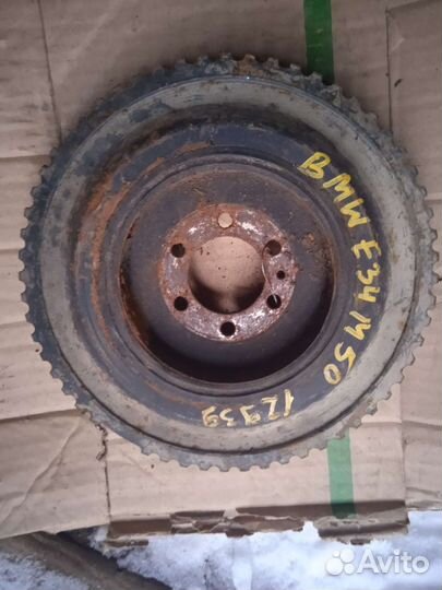 Шкив коленвала бмв Е34 E36 E38 E39 M50 M52