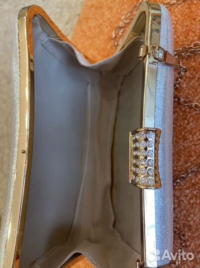 Сумка клатч с цепочкой