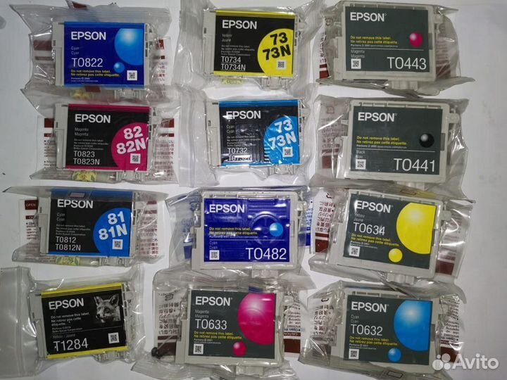 Картриджи для Epson струйные