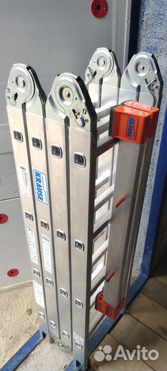 Шарнирная стремянка-трансформер Krause