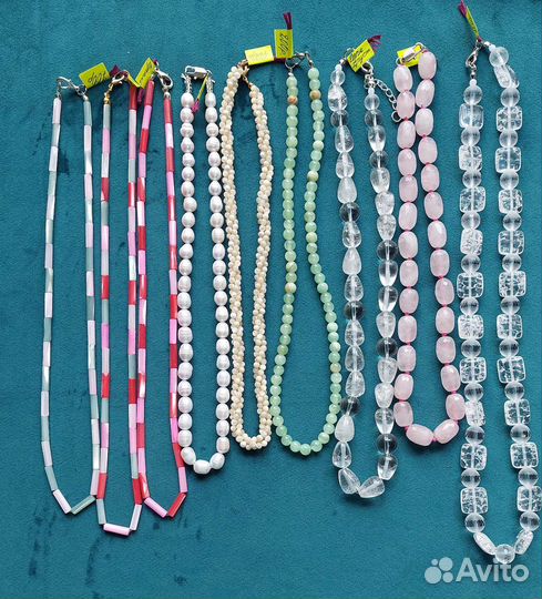 Бусы из натуральных камней