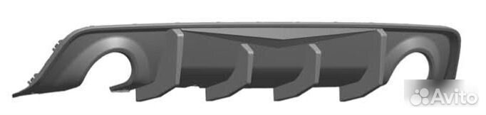 Диффузор Competition в бампер Widebody Charger 15+