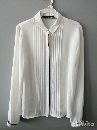 Блузка в школу. Белая