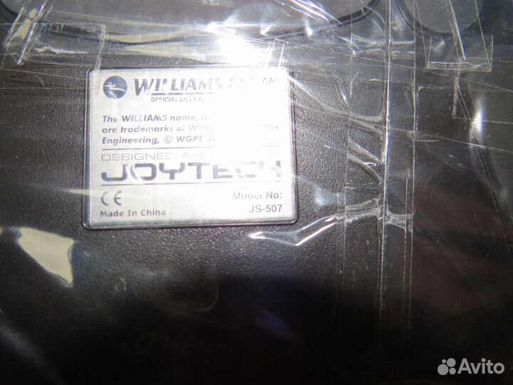 Руль williams F1 для PS 2