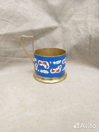 Подстаканники СССР, лесной орех латунь, мпс