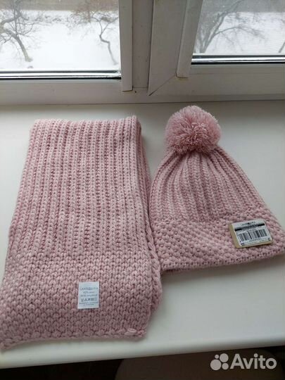 Комплект шапка и шарф