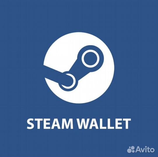 Steam Wallet быстрое пополнение Стим от 1000