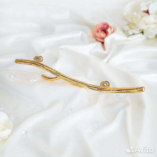 Ручка скоба мебельная Арт Бранч правая