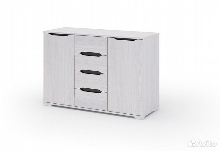 Вместительный комод для спальни Дуб анкор/Венге