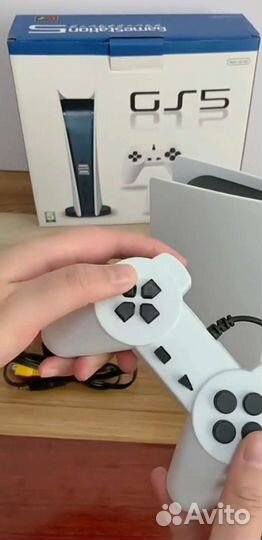 Новая игровая приставка gs5 с играми
