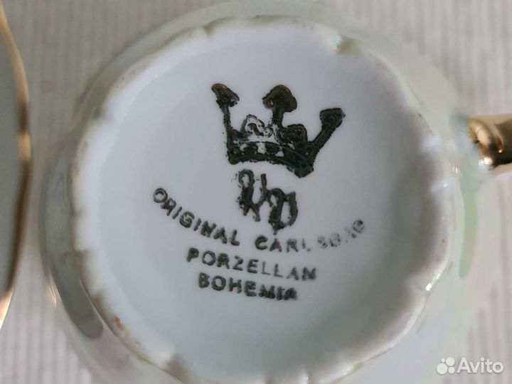 Чашка с блюдцем. Фарфор. Чехия