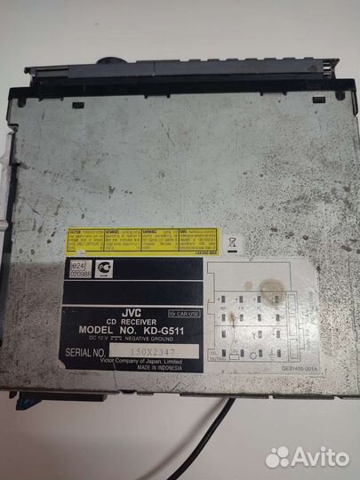 Магнитола JVC KD-G511