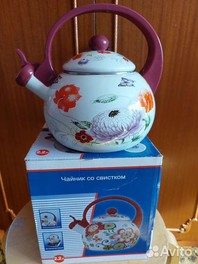 Чайник со свистком новый