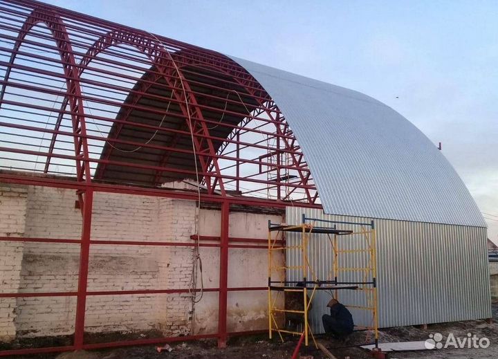 Каркас ангара склада под ключ