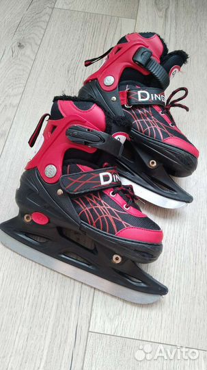 Коньки раздвижные 32-34 размер