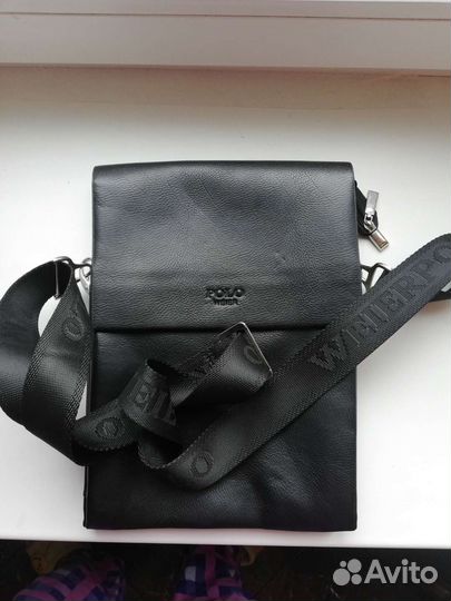 Мужская кожаная сумка бу