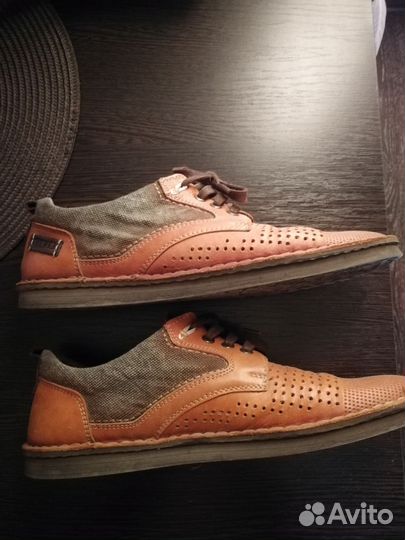 Мужские кожаные туфли