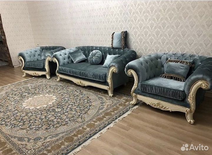 Диван т 2 кресла