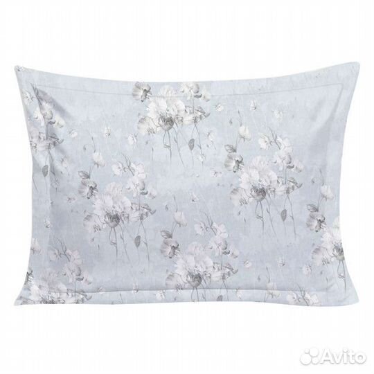 Наволочка TAC 50х70см шелк голубая, арт.1408-46828