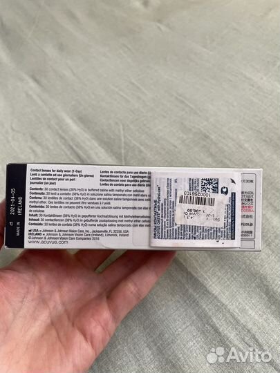 Линзы acuvue oasys