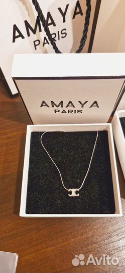 Украшение на шею воротник металлический. Франция