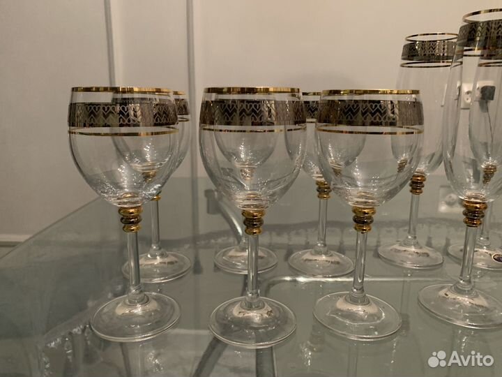 Фужеры для шампанского и вина Богемия