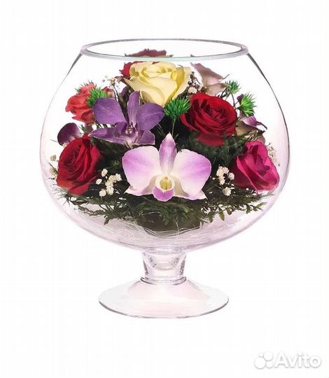Большой фужер под цветы