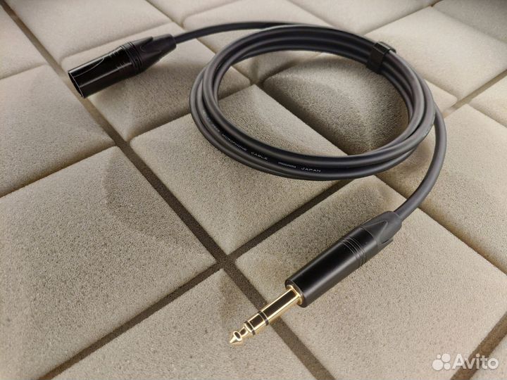 Xlr штекер - Jack 6,3 stereo mogami 2549