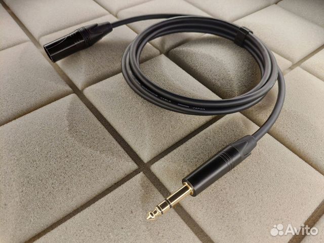 Xlr штекер - Jack 6,3 stereo mogami 2549