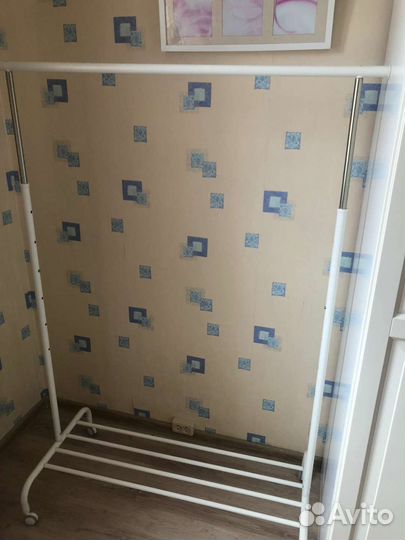 Вешалка напольная IKEA rigga Белая и Чëрная