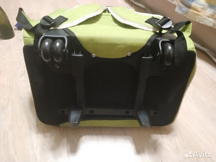 Переноска рюкзак для животных на колесах