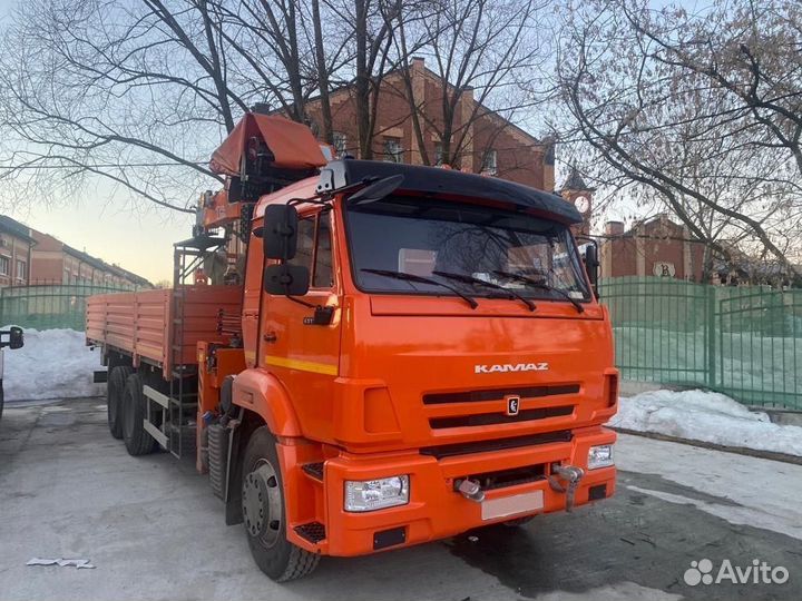 КАМАЗ 65115 с КМУ, 2021