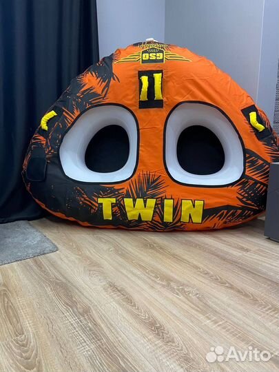 Двухместный водный тюбинг ватрушка