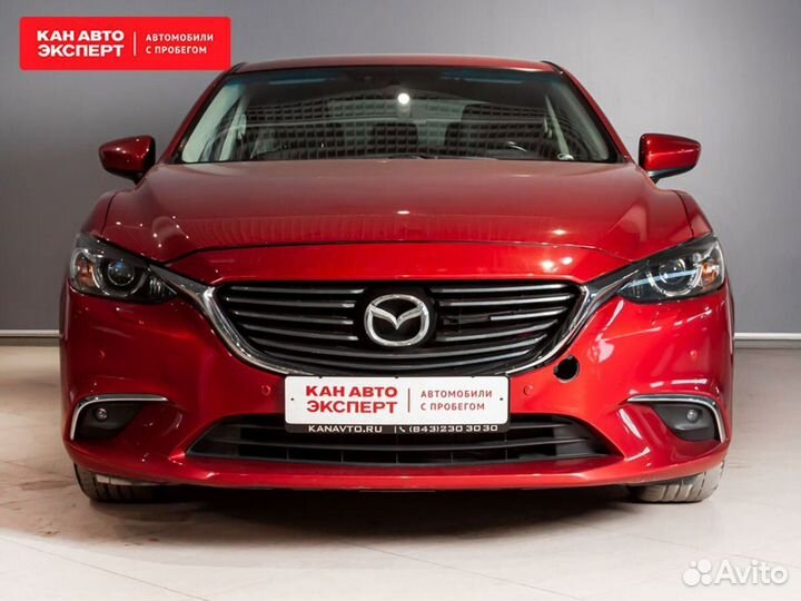Mazda 6 2.5 AT, 2015, 88 401 км