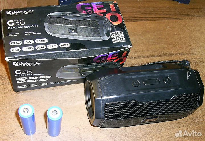 Портативная миниколонка Defender G36 (новая)