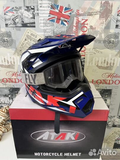 Мотошлем Ataki