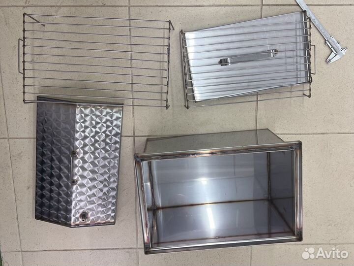 Коптильня средняя 1,5мм 40 на 25см