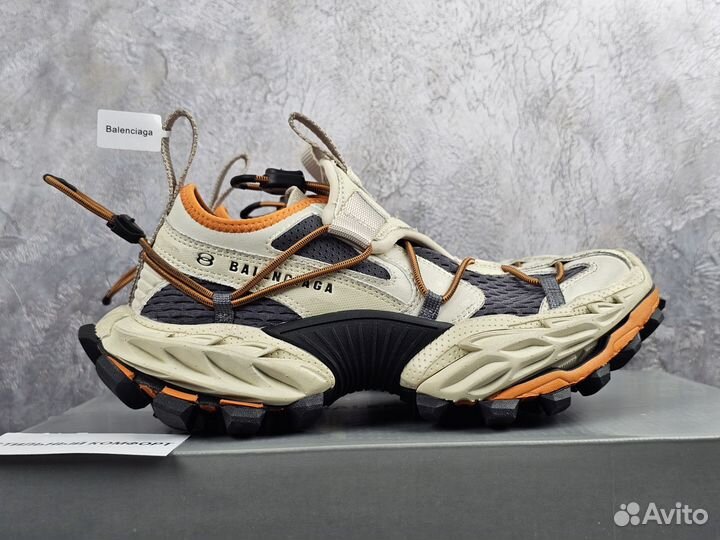 Кроссовки Balenciaga hike Sneaker Beige Orange