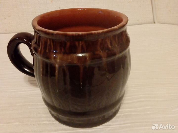 Пивная кружка керамическая и стеклянная