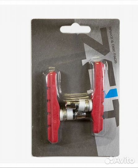 Колодки тормозные zeit, для V-br, 72мм, резьбовые, с шайбами и гайками, смещенный центр, комплект -2