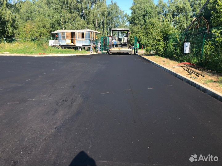 Асфальтирование и благоустройство укладка асфальт