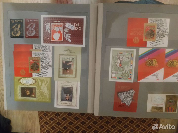 Почтовые марки, блоки