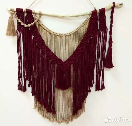 Декоративное панно. Макраме