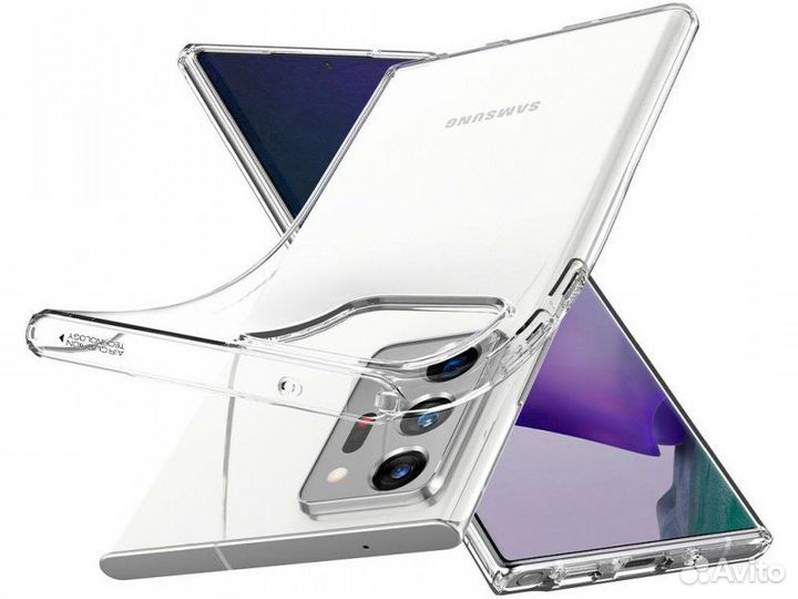 Чехол-Накладка на Samsung Note 20 Ultra прозрачная