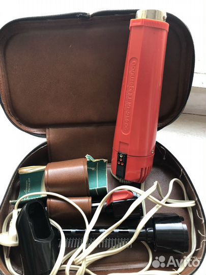 Фен с насадками новый